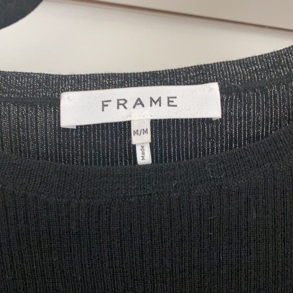 Frame Wool Shirt Ruffle Top - Picture 3 of 5